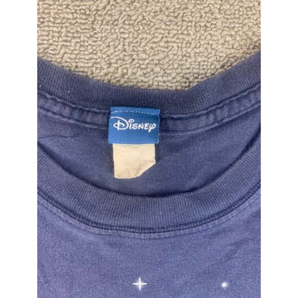 Vintage Disney Men's L Blue Mickey Goofy Dream Florida USA Graphic T -Shirt - Picture 3 of 8